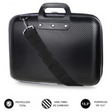 SUBBLIM Maletín Ordenador EVA Laptop Bag Carbon 13,3" Black (Espera 4 dias)