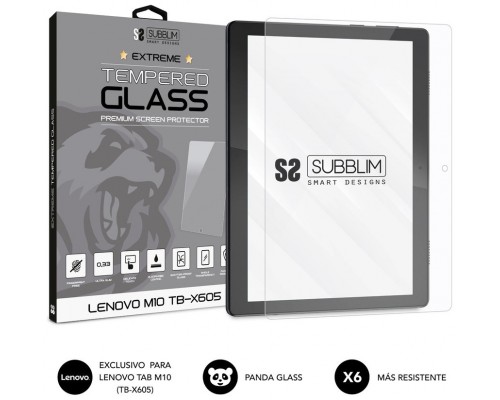 SUBBLIM Protector de Cristal Templado Extreme Tempered Glass LENOVO M10 TB-X605 (Espera 4 dias)