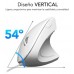 SUBBLIM Ratón GLIDE VERTICAL ERGO WIRED MOUSE WHITE (Espera 4 dias)