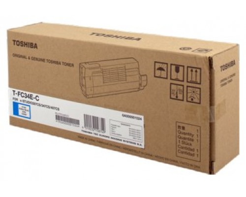 TOSHIBA toner cian E-ESTUDIO 287 347 407 T-FC34C