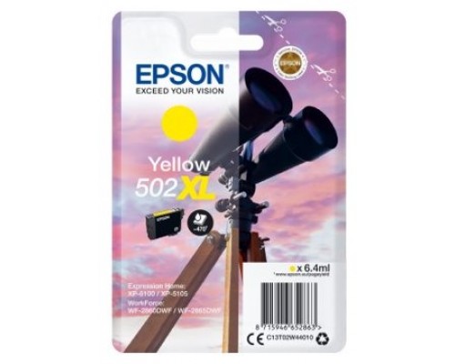 EPSON Singlepack Yellow 502XL Ink