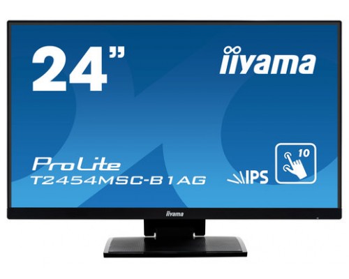 iiyama ProLite T2454MSC-B1AG monitor pantalla táctil 60,5 cm (23.8") 1920 x 1080 Pixeles Negro Multi-touch Multi-usuario (Espera 4 dias)