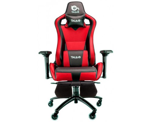 Silla Gamer Talius Caiman V2 Negra/roja, Reposapies,