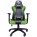 Talius silla Gecko V2 gaming negra/verde, brazos fijos, butterfly, base nylon, ruedas nylon
