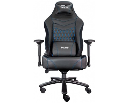 Talius silla Mamut gaming negra/azul 4D, Frog, base metal, ruedas nylon, hasta 170kg