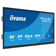 IIYAMA 86" STYLISH IFP, (EDLA)/ANDROID 14,8 CORE SOC, 8/128GB, 40-PTS, UHD , NFC, PIR , MM 2X20W +20W SBUW, 8-ARRAY MICRO, 2XHDMI, HDMI-OUT, DP, USB-C100W PD/ MINI-JACK / OPT.OUT, 550CD/M2, L/S MODE, AG GLASS, LAN, WIFI6, BT5.0/IIWARE, PC SLOT,800X6 IIYAMA 86" STYLISH IFP, (EDLA)/ANDROID 14,8 CORE SOC, 8/128GB, 40-PTS, UHD , NFC, PIR , MM 2X20W +20W SBUW, 8-ARRAY MICRO, 2XHDMI, HDMI-OUT, DP, USB-C100W PD/ MINI-JACK / OPT.OUT, 550CD/M2, L/S MODE, AG GLASS, LAN, WIFI6, BT5.0/IIWARE, PC SLOT,800X6