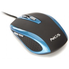 NGS Blue Tick ratón óptico 1600dpi USB Azul