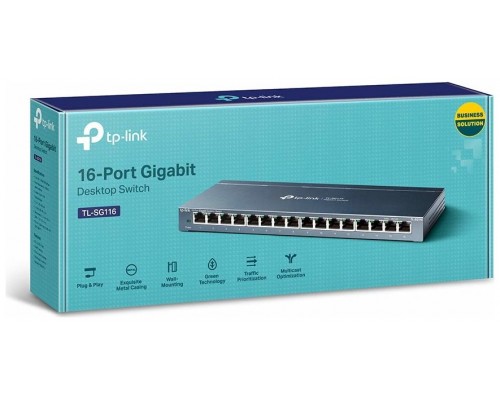 SWITCH TP-LINK 16-PORT GIGABIT EASY SMART SWITCH