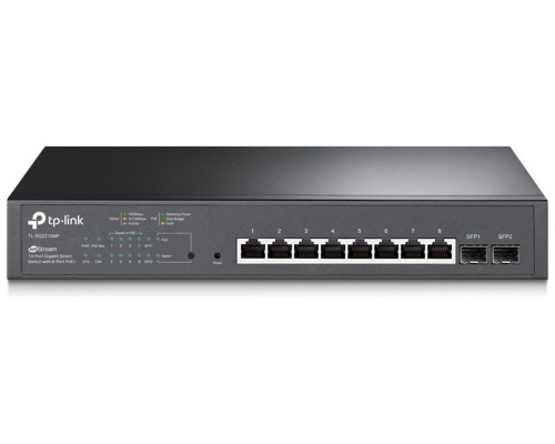 SWITCH SEMIGESTIONABLE TP-LINK SG2210MP 10P 8P POE+ GIGABIT + 2P GIGABIT SFP TOTAL 150W PO (Espera 4 dias)