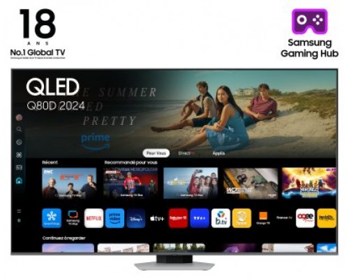 Samsung TQ85Q80DAT 2,16 m (85") 4K Ultra HD Smart TV Wifi Plata (Espera 4 dias)