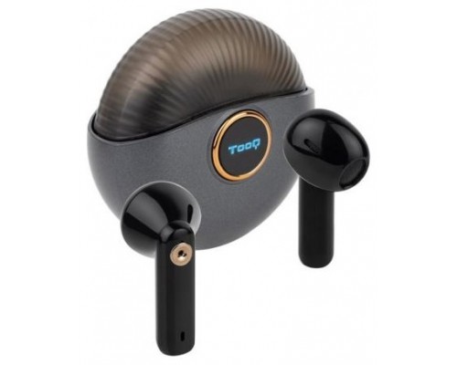 AURICULAR BLUETOOTH + MICROFONO CON ESTUCHE DE CARGA SNAIL NEGRO TOOQ (Espera 4 dias)