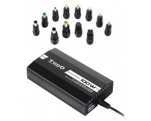 CARGADOR MANUAL 1XUSB 100W NEGRO TOOQ (Espera 4 dias)