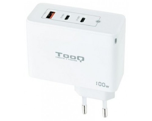 CARGADOR DE PARED TOOQ GaN 2xUSB-C/PD USB-A/QC 100W