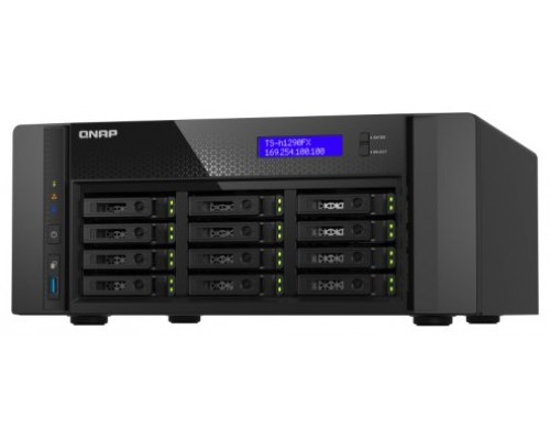 QNAP TS-h1290FX NAS Torre Ethernet Negro 7302P (Espera 4 dias)