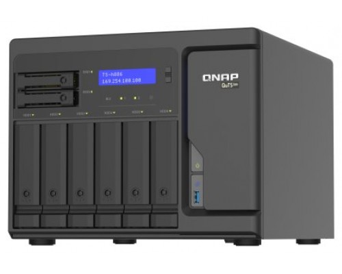 QNAP TS-h886 NAS Torre Ethernet Negro D-1602 (Espera 4 dias)