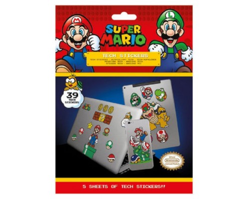 VINILOS DECORATIVOS SUPER MARIO VARIADOS PYRAMID REDSTRING TS7405 (Espera 4 dias)