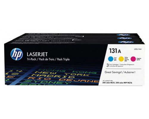 HP nº131A Pack 3 Toner Cian/Magenta/Amarillo