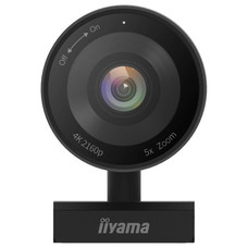IIYAMA CAMERA 4K UHD 120DEGREE (FOV), 8MP STARVIS SENSOR, 5X ZOOM, 2D/3D NOISE CANCELLING, AUTO FRAMING, MICROPHONE 2X WITH 4M VOICE PICKUP, EASY MOUNT, PRIVACY SHUTTER, CONNECTION USB-C~USB-A, REMOTE CONTROL (OSD) (UC-CAM10PRO-1) (Espera 4 dias)