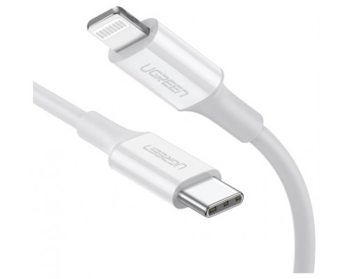 Ugreen 10493 cable de conector Lightning 1 m Blanco (Espera 4 dias)