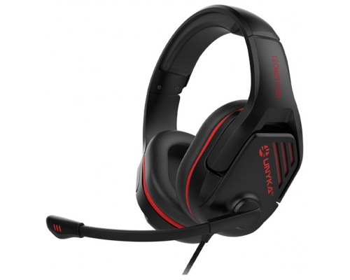 HEADSET GAMING UNYKA NOVA GPRO 2.1 BLACK MICROFONO