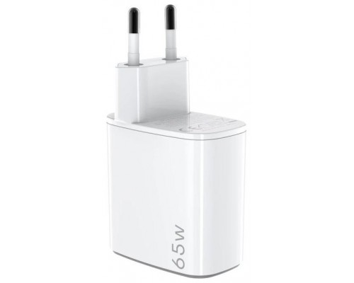 Celly Cargador Gan 1Usb 2Usb-C 65w WH