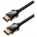 CABLE HDMI V2.0 4K M-M TRENZADO 0.75 M NEGRO VENTION (Espera 4 dias)