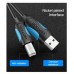 CABLE USB 2.0 MINI USB/M A USB TIPO-B/M 5 M NEGRO VENTION (Espera 4 dias)