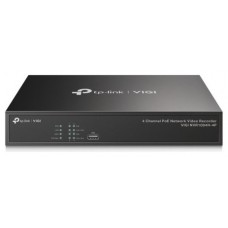 TP-Link VIGI NVR1004H-4P-2TB Grabadore de v&iacute;deo en red (NVR) Negro (Espera 4 dias)