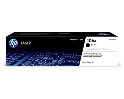 HP 106A TONER HP106A NEGRO (W1106A) (Espera 4 dias)