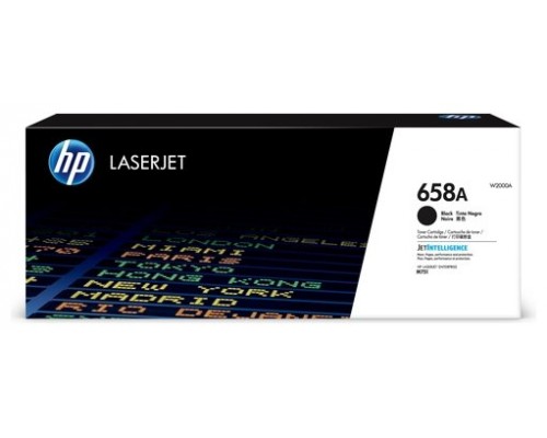 HP Cartucho de tóner Original LaserJet 658A negro (Espera 4 dias)