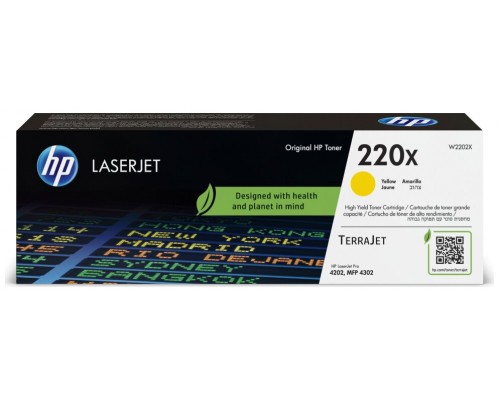 HP Toner laserJet 220X amarillo alta