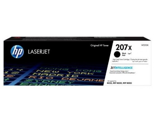 HP TONER 207X NEGRO LASERJET M255/M281 (W2210X) (Espera 4 dias)