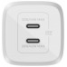 Cargador De Pared Belkin Wch011vfwh Doble Usb-c Gan