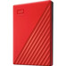 Western Digital My Passport disco duro externo 2000 GB Rojo (Espera 4 dias)