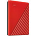 Western Digital My Passport disco duro externo 2000 GB Rojo (Espera 4 dias)
