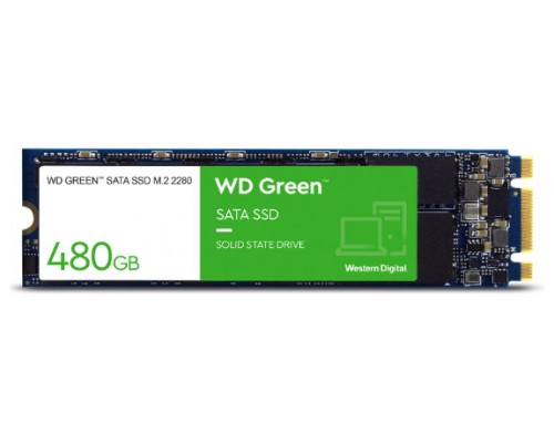 WD SSD  WD GREEN  SATA M.2  480GB  WDS480G3G0B (Espera 4 dias)