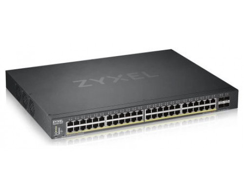 Zyxel XGS1930-52HP Gestionado L3 Gigabit Ethernet (10/100/1000) Energía sobre Ethernet (PoE) Negro (Espera 4 dias)