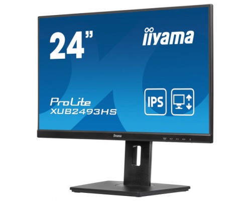 MONITOR IIYAMA 23,8" XU2493HS-B6, FHD, IPS, 100HZ, 0,5 MS, HDMI, DISPLAY PORT 100HZ, PROLITE (Espera 4 dias)