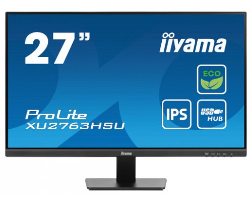 iiyama ProLite XU2763HSU-B1 pantalla para PC 68,6 cm (27") 1920 x 1080 Pixeles Full HD LED Negro (Espera 4 dias)