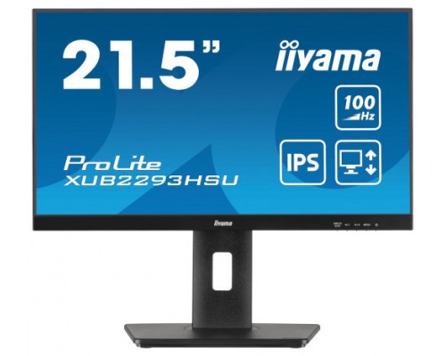 iiyama ProLite XUB2293HSU-B6 pantalla para PC 53,3 cm (21") 1920 x 1080 Pixeles Full HD LED Negro (Espera 4 dias)