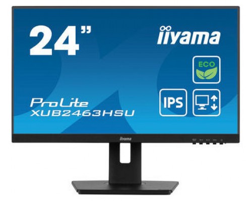 MONITOR IIYAMA 24"/ 1920 x 1080 /100Hz/3.7 MPX/ WQHD /250CD/16:9/HDMI/LED/NEGRO (Espera 4 dias)