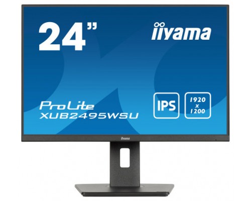 iiyama ProLite XUB2495WSU-B7 pantalla para PC 61 cm (24") 1920 x 1200 Pixeles 4K Ultra HD LED Negro (Espera 4 dias)