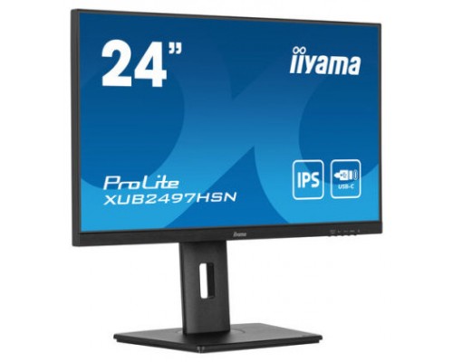 MONITOR IIYAMA 24",PANEL IPS, 100HZ,CONECTOR DOCK USB C,ALTAVO,SALIDA DE AUDIO,PIVOT AMBOS LADOS (Espera 4 dias)