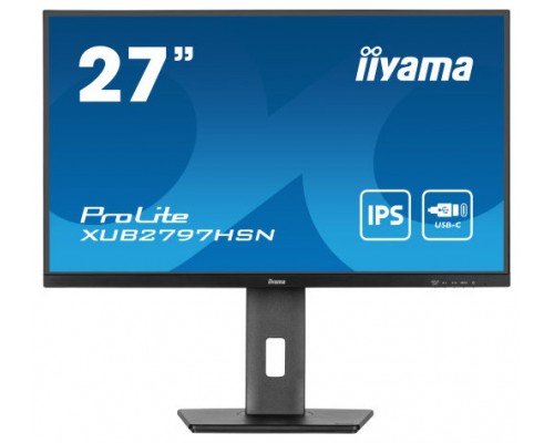 iiyama ProLite XUB2797HSN-B1 pantalla para PC 61 cm (24") 1920 x 1080 Pixeles 2K Ultra HD LED Negro (Espera 4 dias)