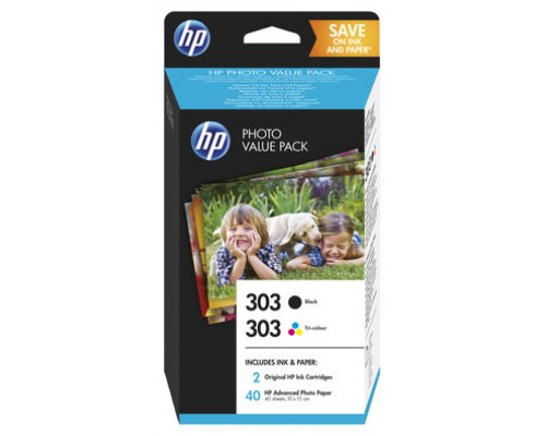 TINTA HP Z4B62EE 303 NEGRO+303 COLOR PHOTO VALUE PACK (Espera 4 dias)